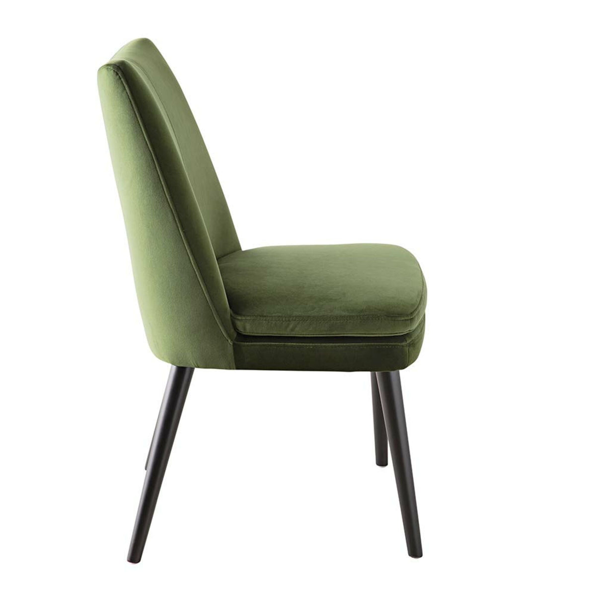 Aura Velvet Dining Chair Olive Green Early Settler Australia