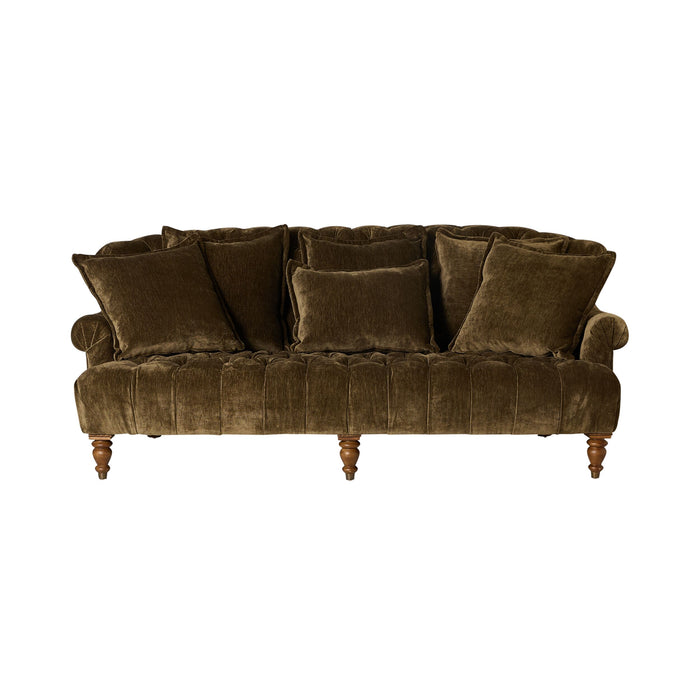 Ariane 3 Seater Sofa Khaki Green