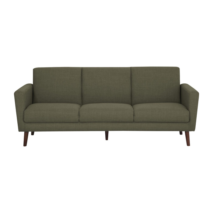Frankie 3 Seater Sofa Olive Green Weave