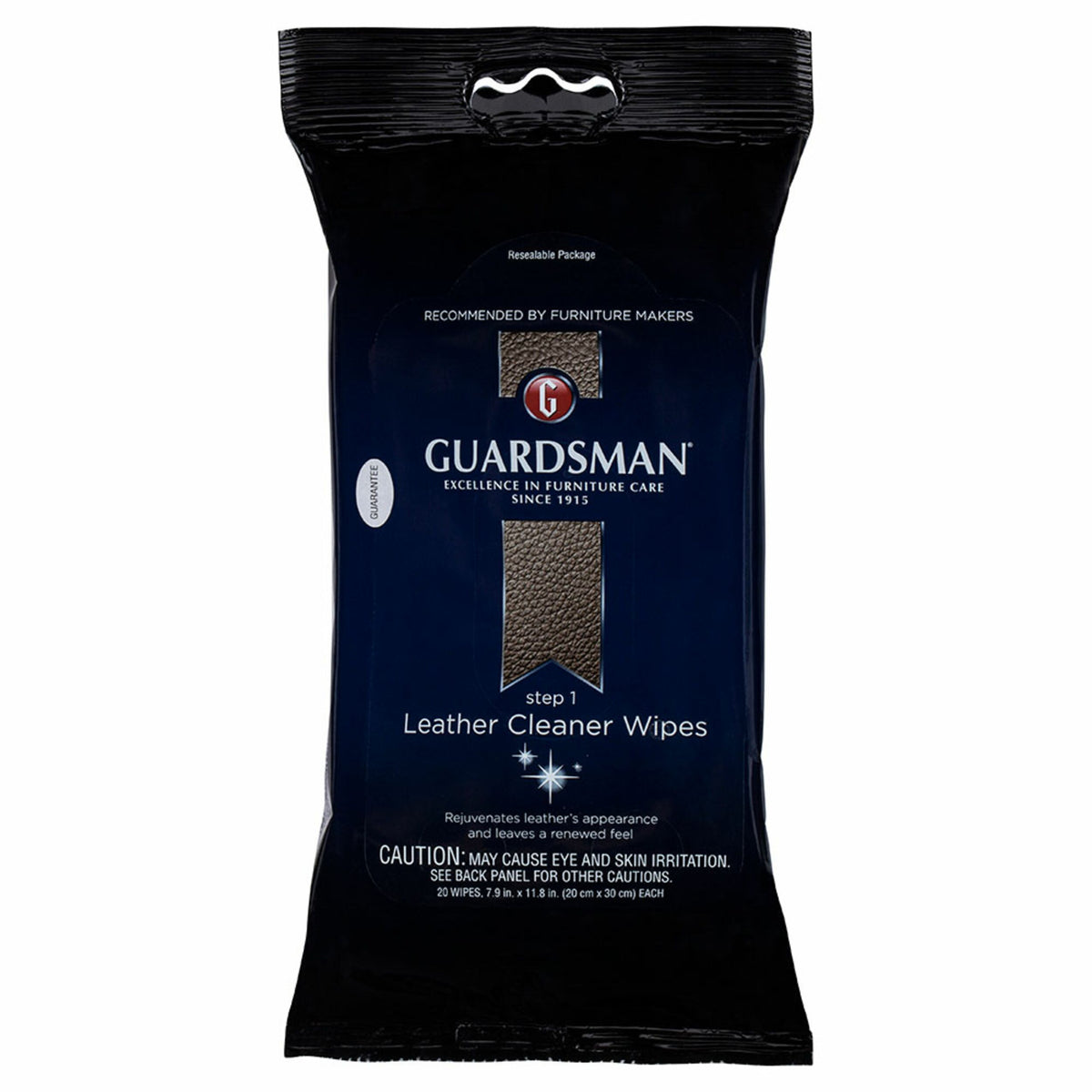 Guardsman Leather Cleaner Wipes Early Settler AU
