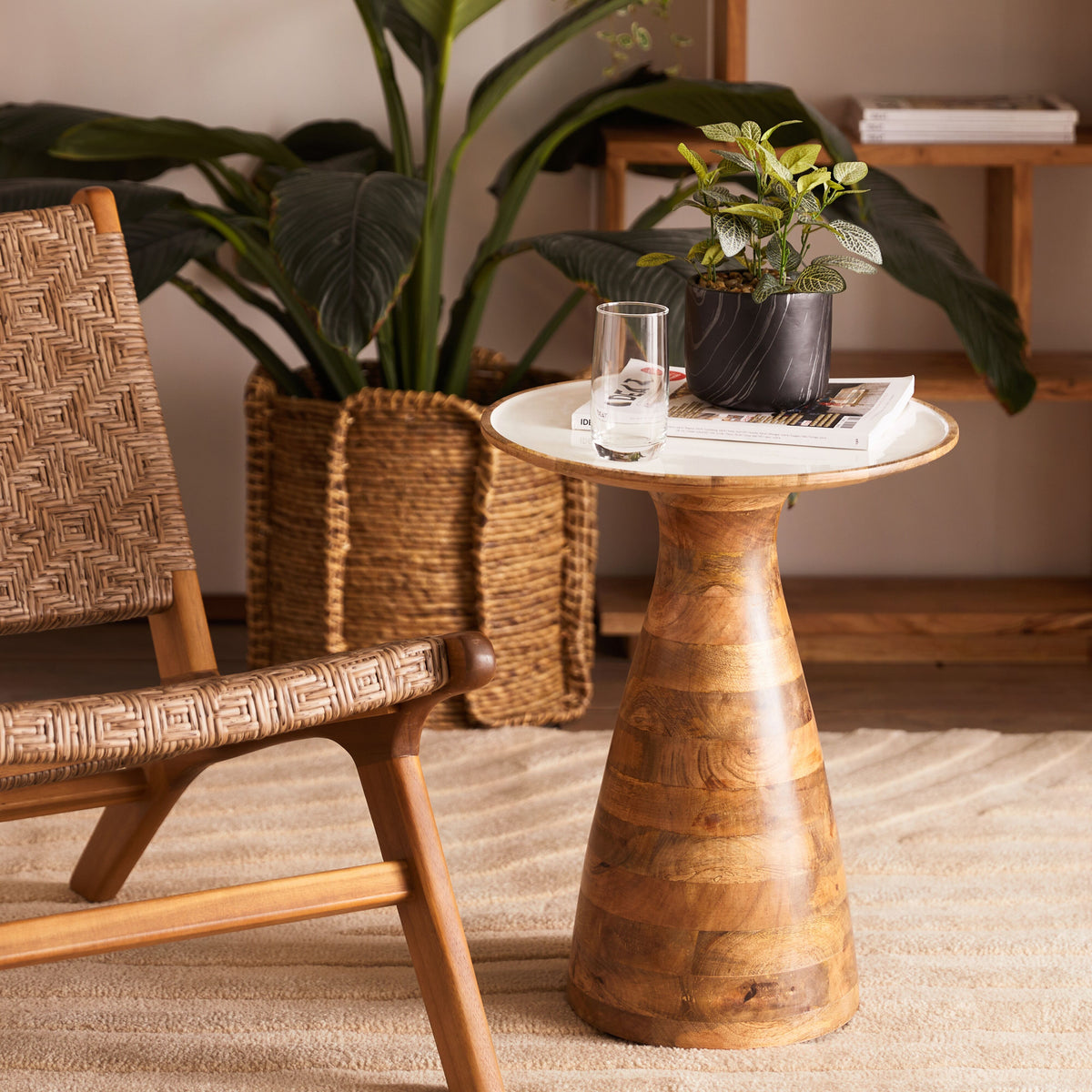 Arlo Wooden Side Table 43x43x53.5cm Early Settler AU