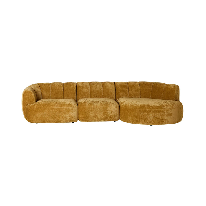 Solstice 3 Seater Sofa Honey Gold