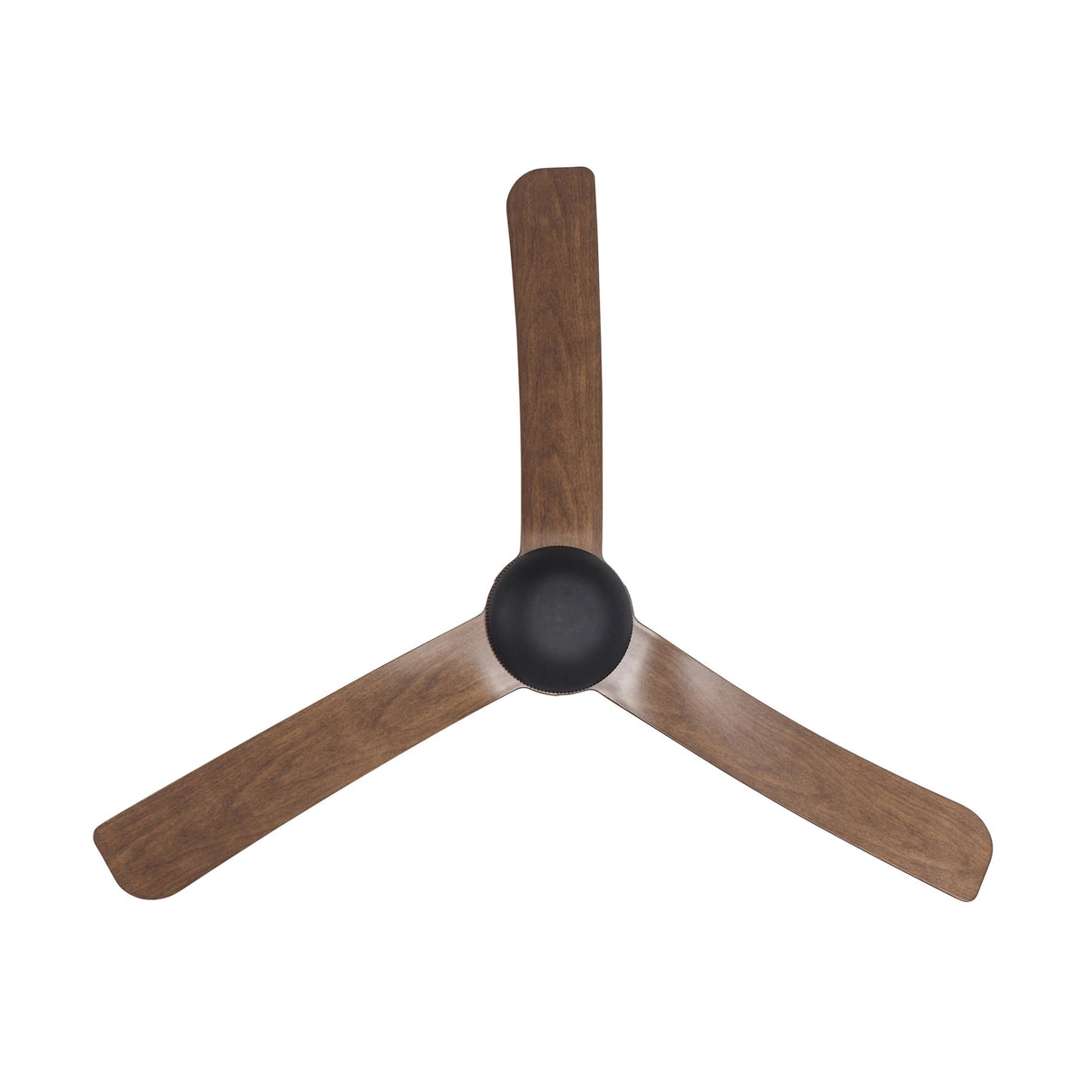 Moreton Indoor/Outdoor DC Ceiling Fan with Remote Black & Hickory Fi