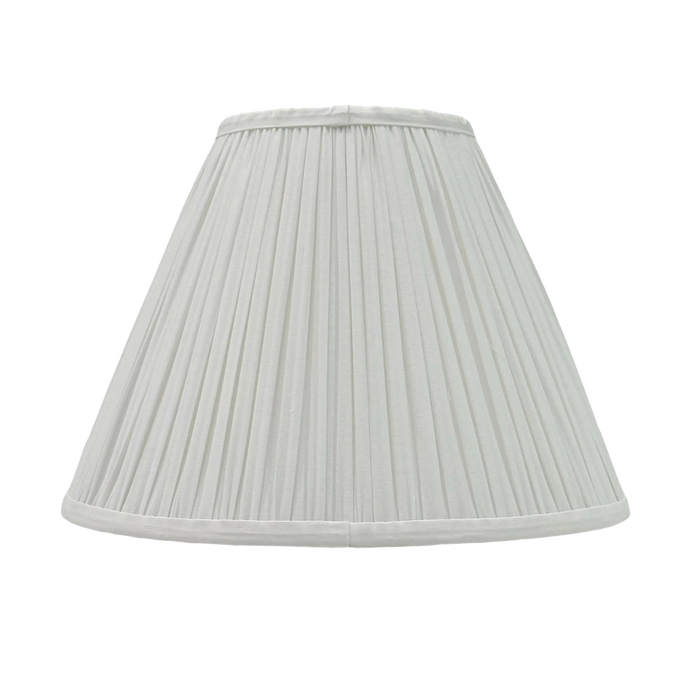 Audrey Pleated Tapered Shade White 35cm