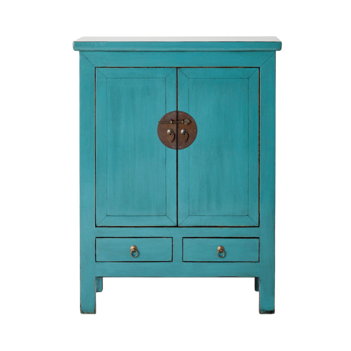 Sansha 2 Door & 2 Drawer Sideboard Turquoise