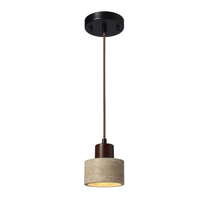 Rayla Travertine Pendant 12x18cm