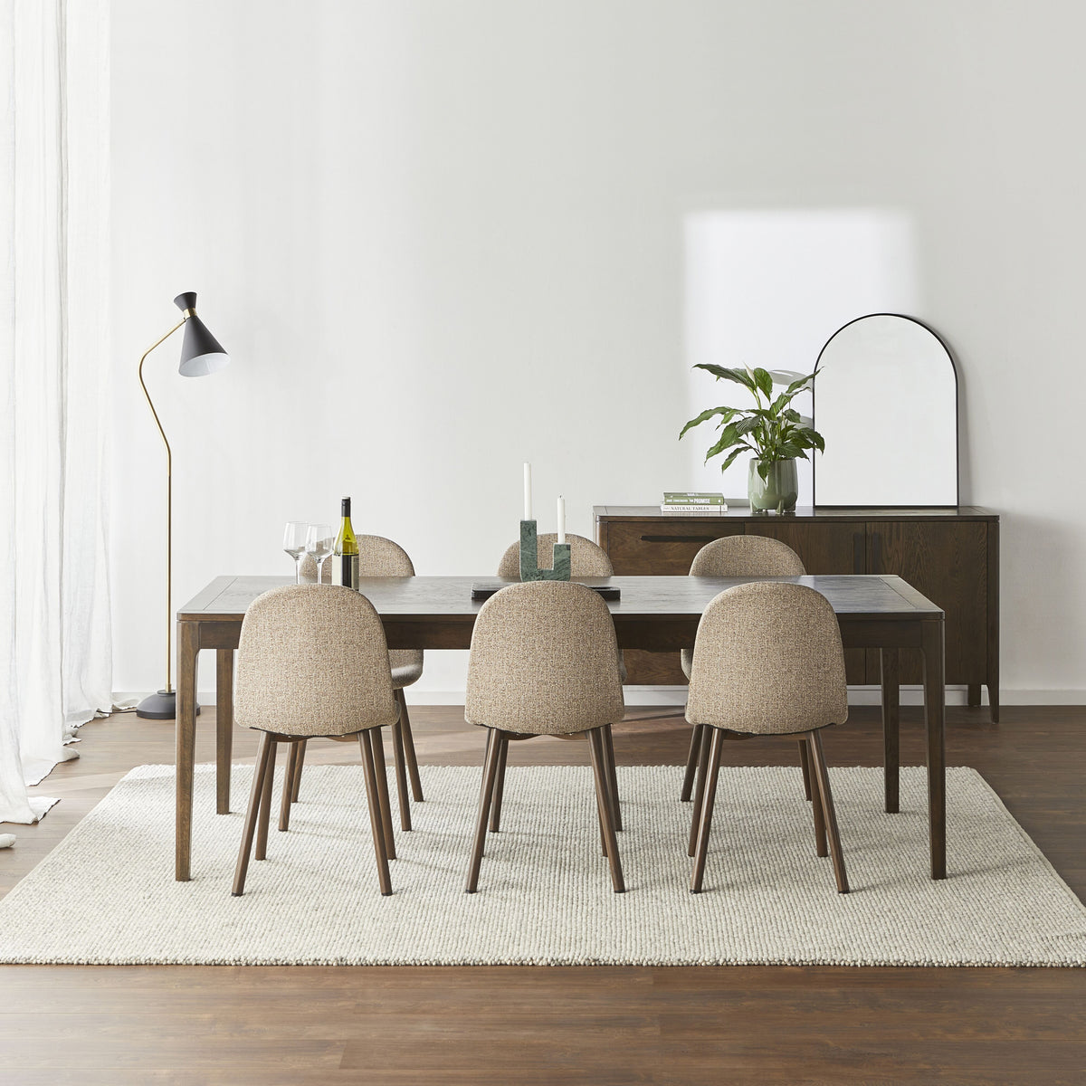 Knox Dining Chair Boucle Cream – Early Settler AU