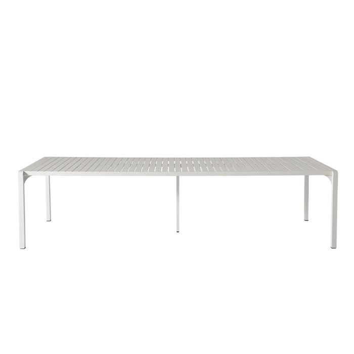 Kace Dining Table 300cm White with 2 Kace Dining Bench 284cm White Package