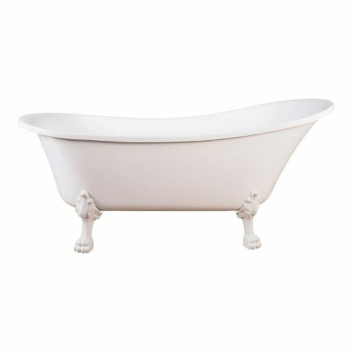 Alto White Bath 1520mm with White Feet Package