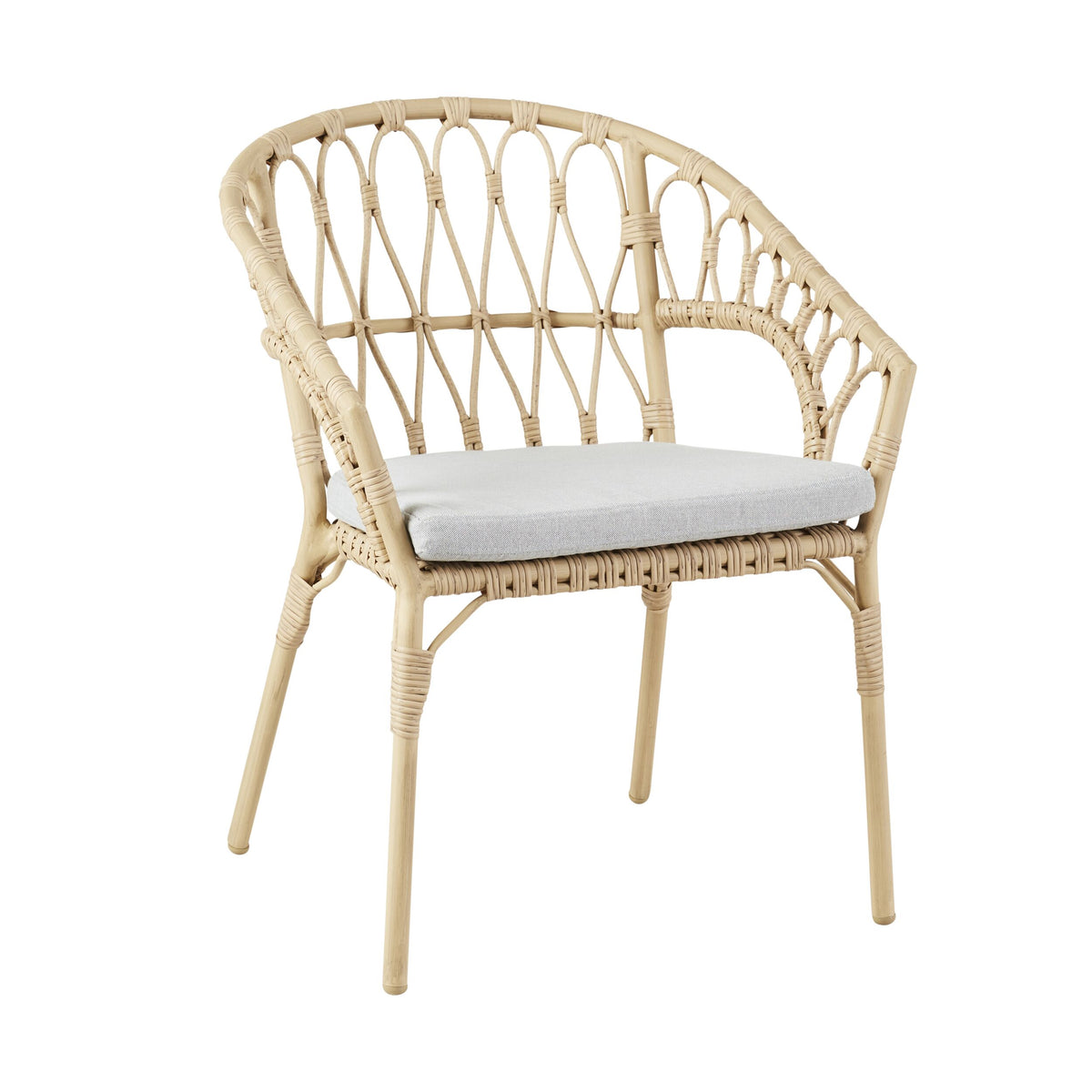 Byron Wicker Dining Chair Natural – Early Settler AU