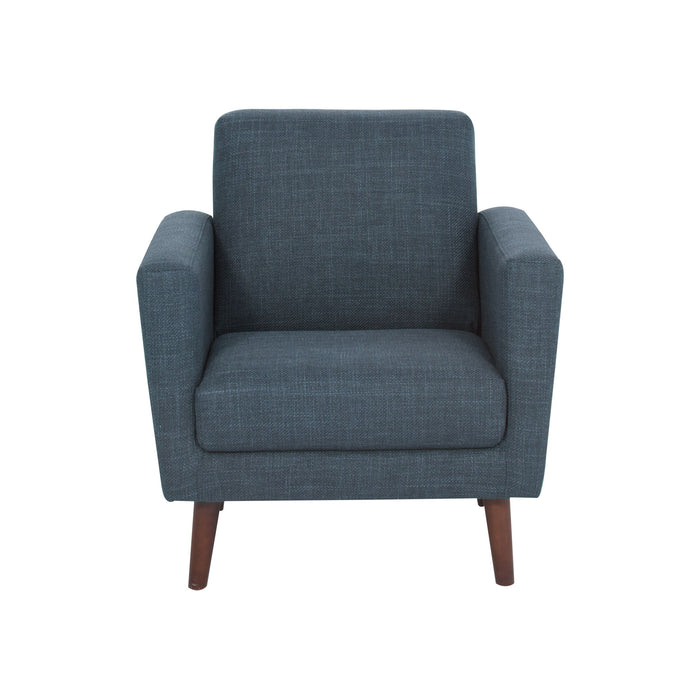 Frankie Armchair Steel Blue Weave