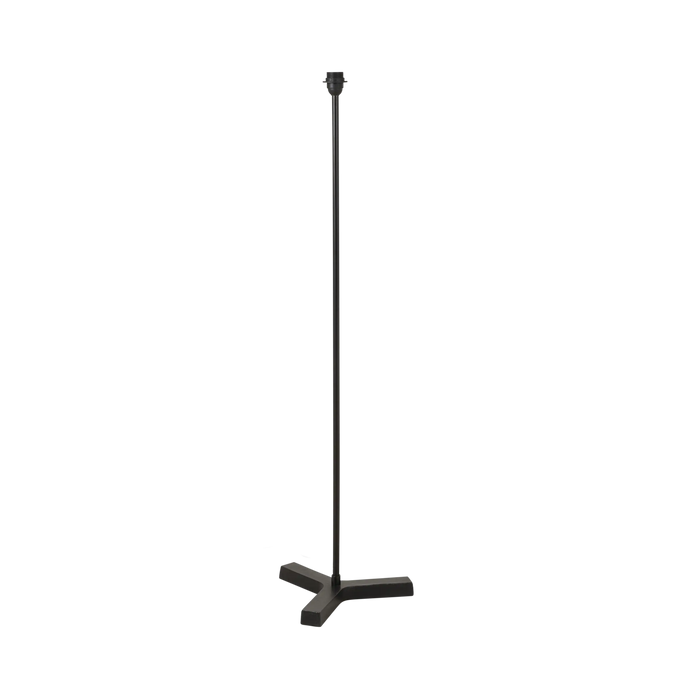Rowan Matt Black Metal Floor Lamp Base 29x29x117cm