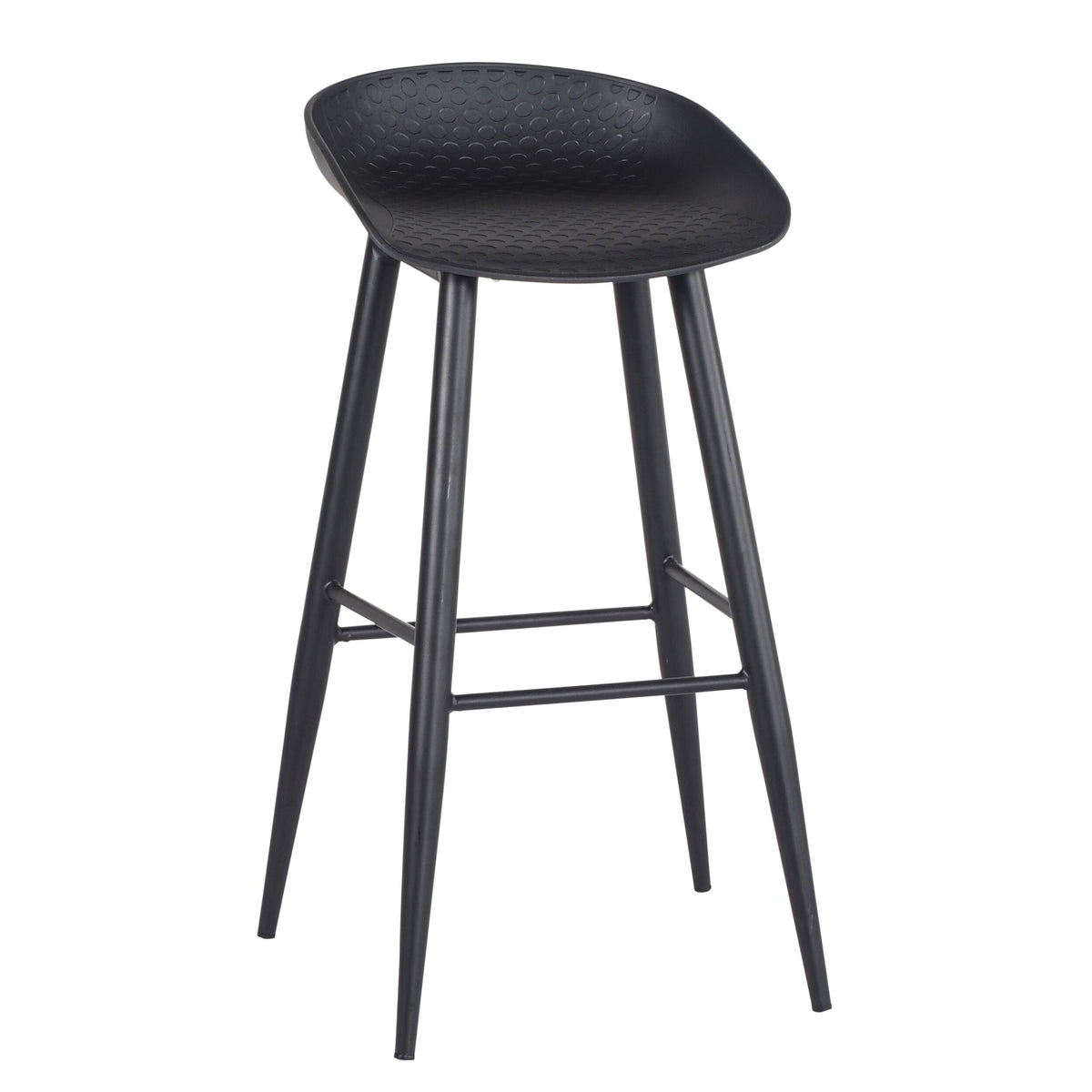 Saddle Outdoor Bar Stool Black Early Settler AU