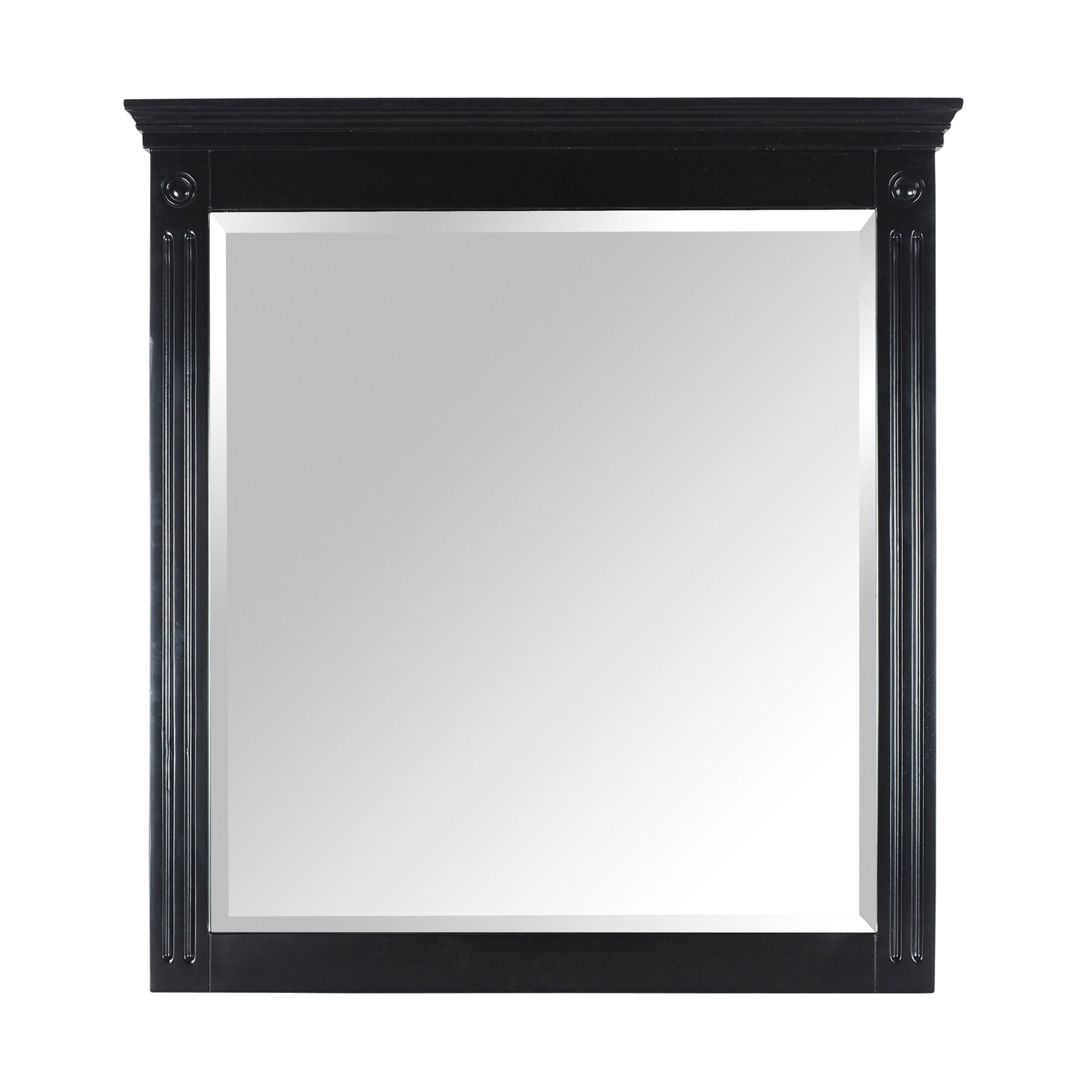 Bella Vanity Mirror Black 76cm