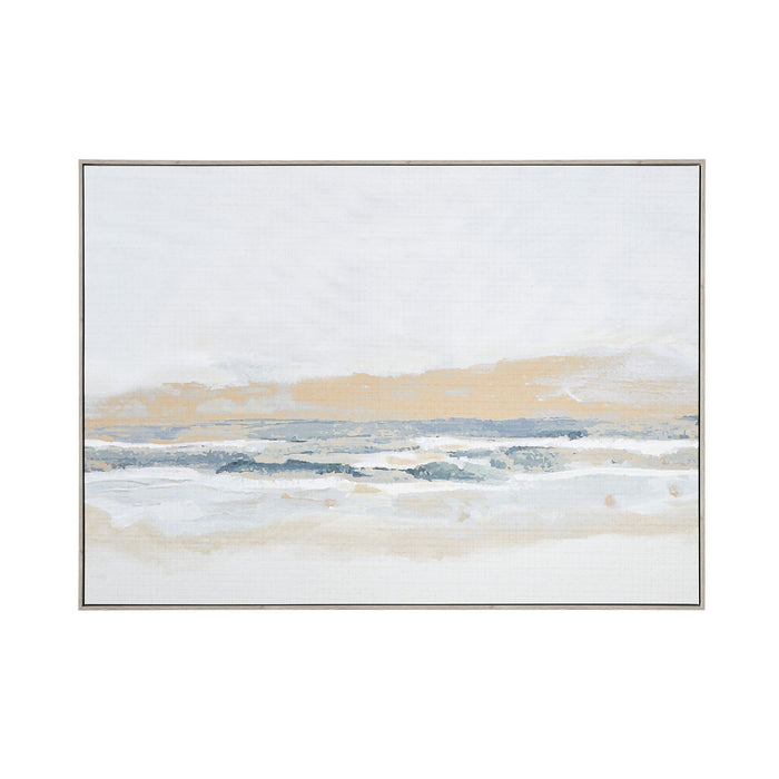 Abstract Beach Landscape Canvas Print 142.6x102.6cm