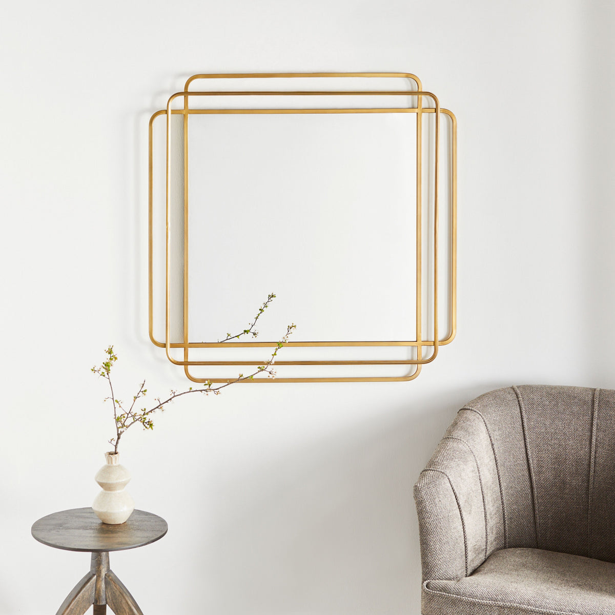 Clara Mirror 90x90cm – Early Settler AU