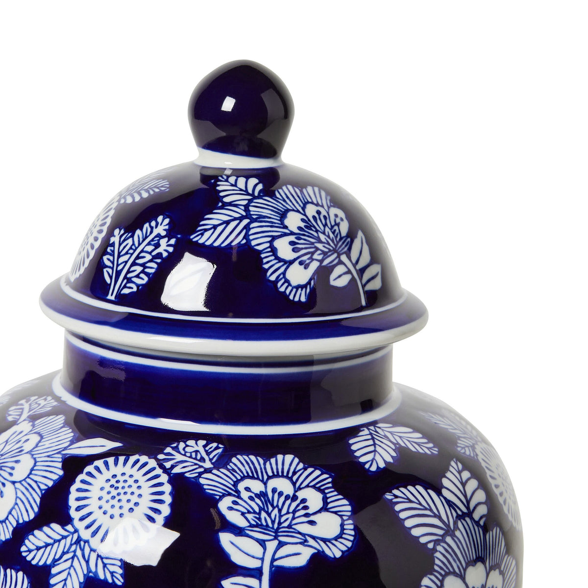 Celadon Tapestry Floral Ginger Jar 21x21x35cm Early Settler AU