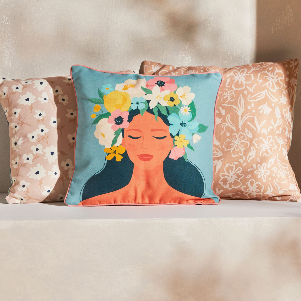 Aruba Sarah Cushion 45x45cm Early Settler AU