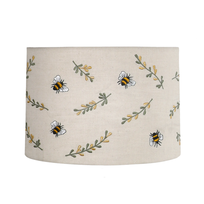 Embroidered Bee Shade Yellow 45cm