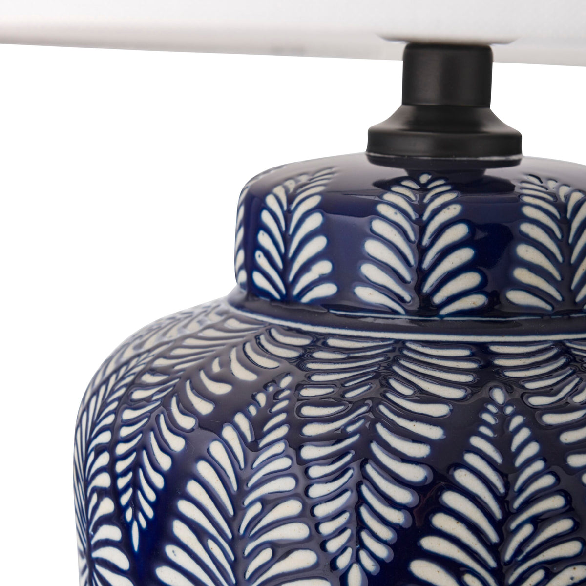 Mystic Ceramic Jar Table Lamp 46cm Shade Size 35 x 38 x 25cm Early Settler AU