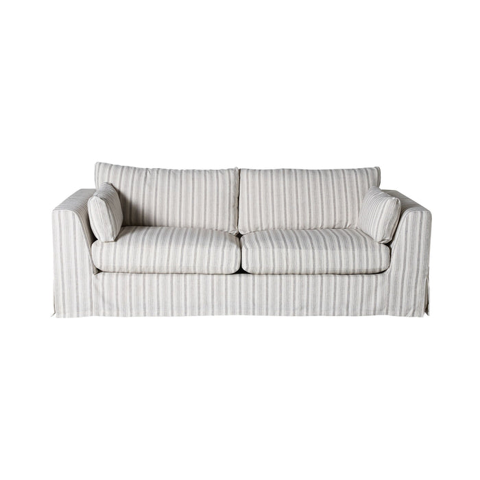 Manon 3 Seater Sofa Linen Stripe