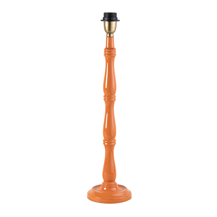 Windsor Wooden Table Burnt Orange Base Only 14x28cm
