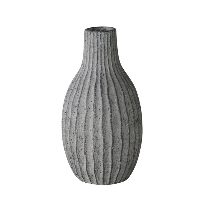 Ortiz Ribbed Ceramic Vase