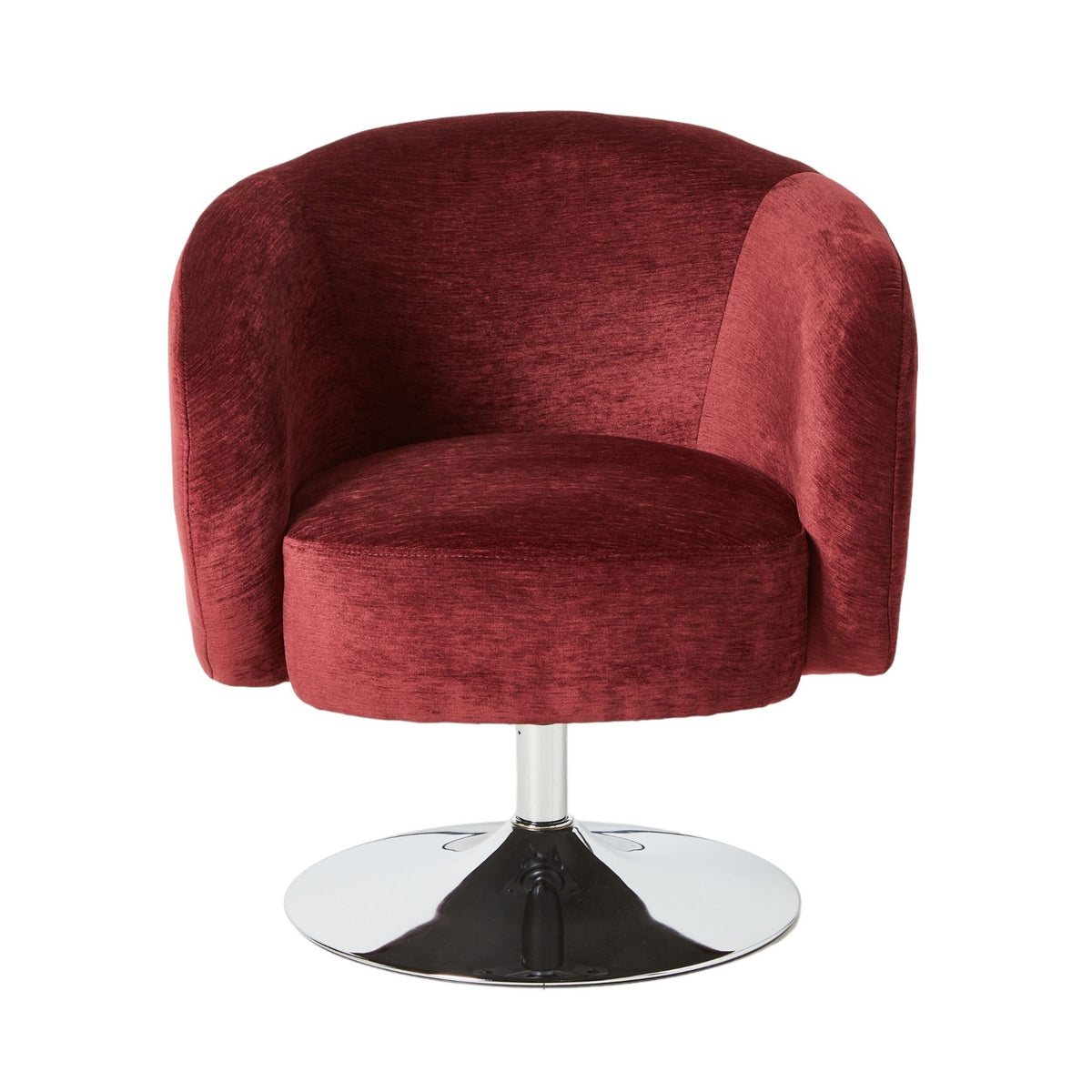 Cognac Swivel Occasional Chair Plum Early Settler AU
