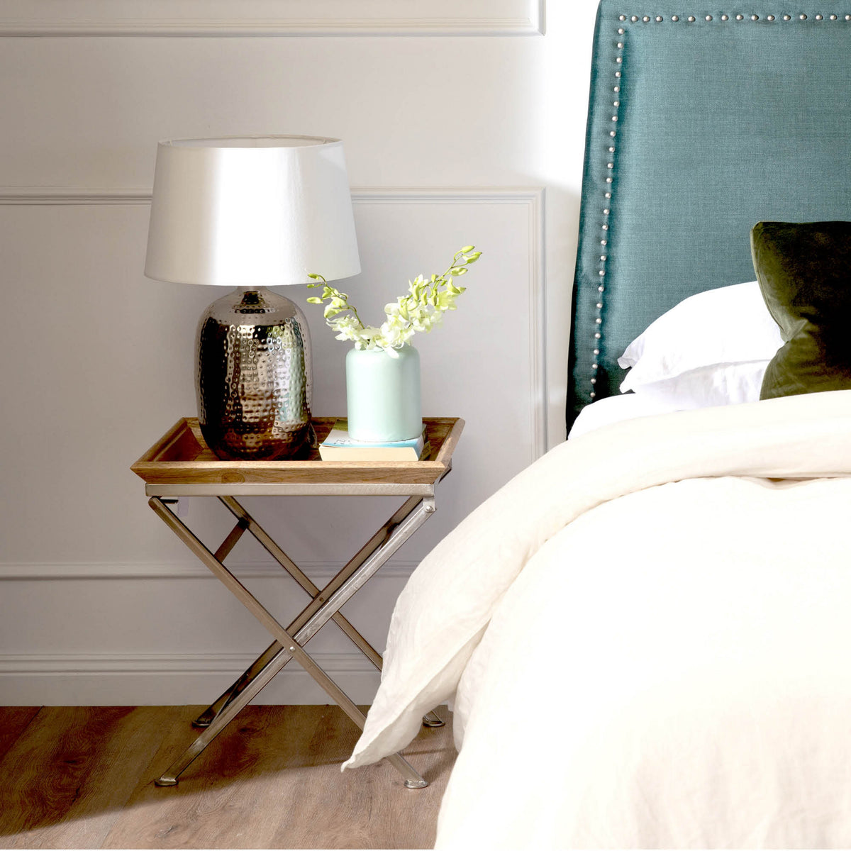 Ashika Wooden Top Side Table Early Settler AU