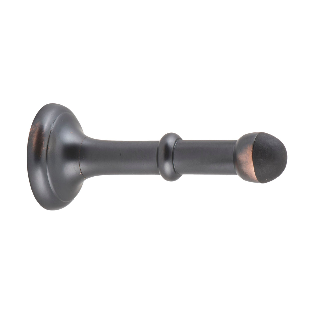 9835 Door Stop Concealed Fix Large Antique Copper D43xP100mm Early