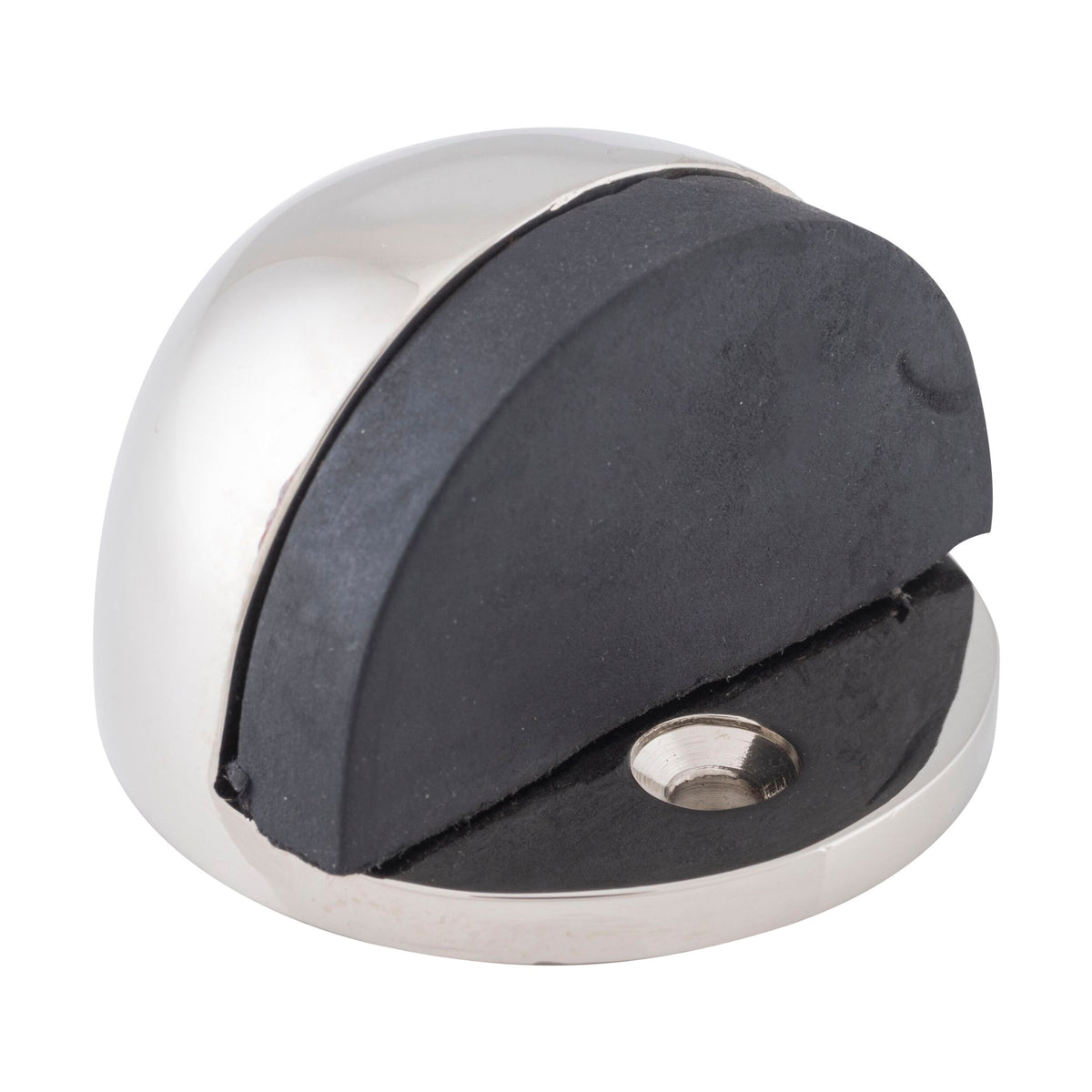 6531 Door Stop Oval Polished Nickel H29xD40mm Early Settler AU