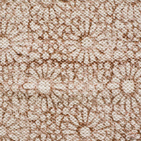 Chirala Daisy Chain Hand Blocked Blush Pink Cotton Rug 180x120cm
