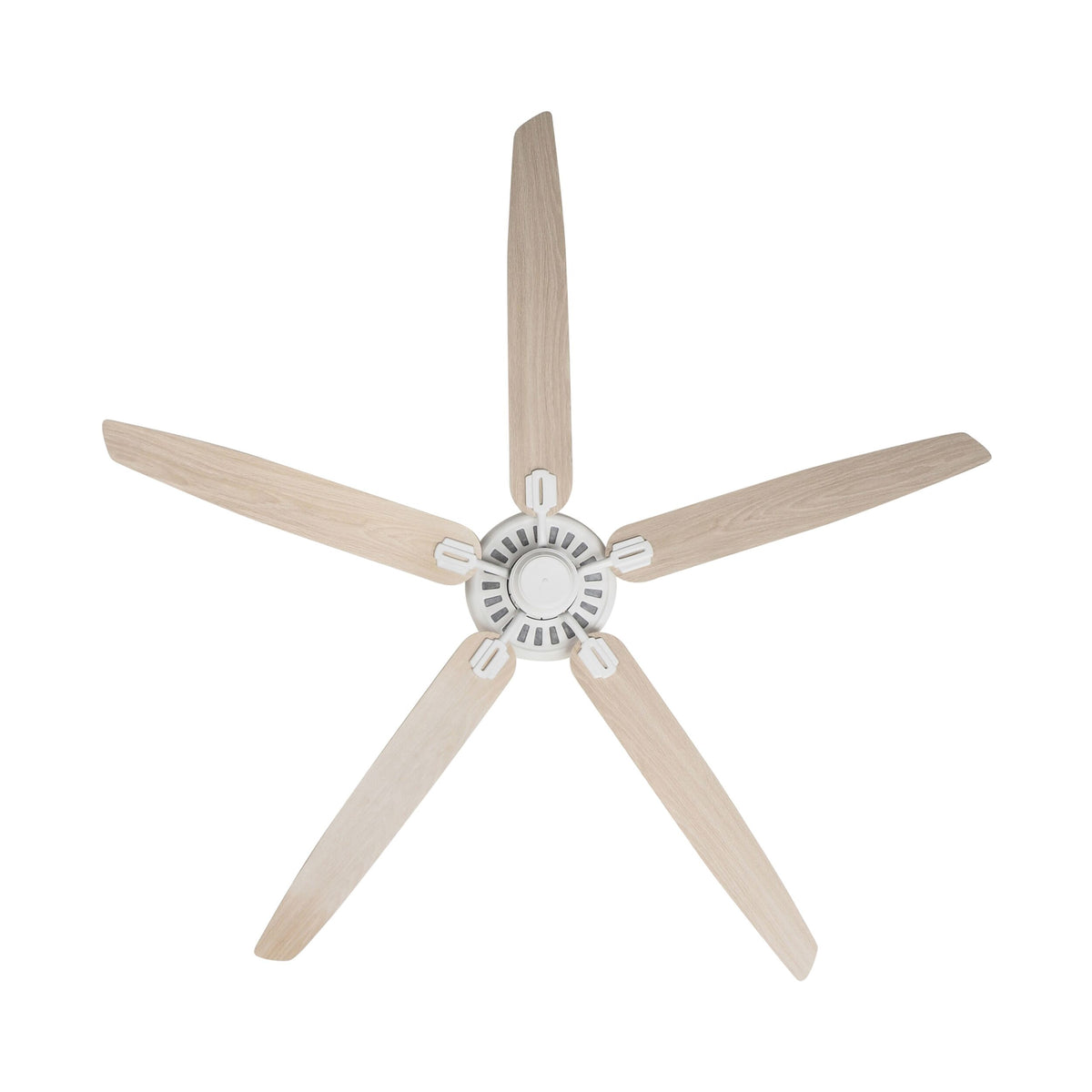 Byron Indoor AC Ceiling Fan White & Oak Finish 178cm Early Settler AU