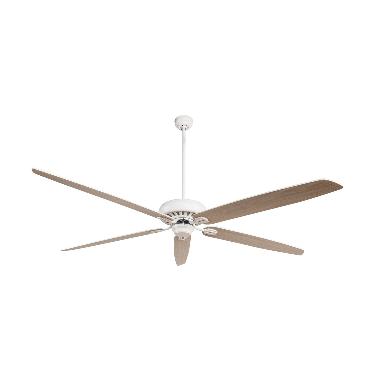Byron Indoor AC Ceiling Fan White & Oak Finish 178cm Early Settler AU