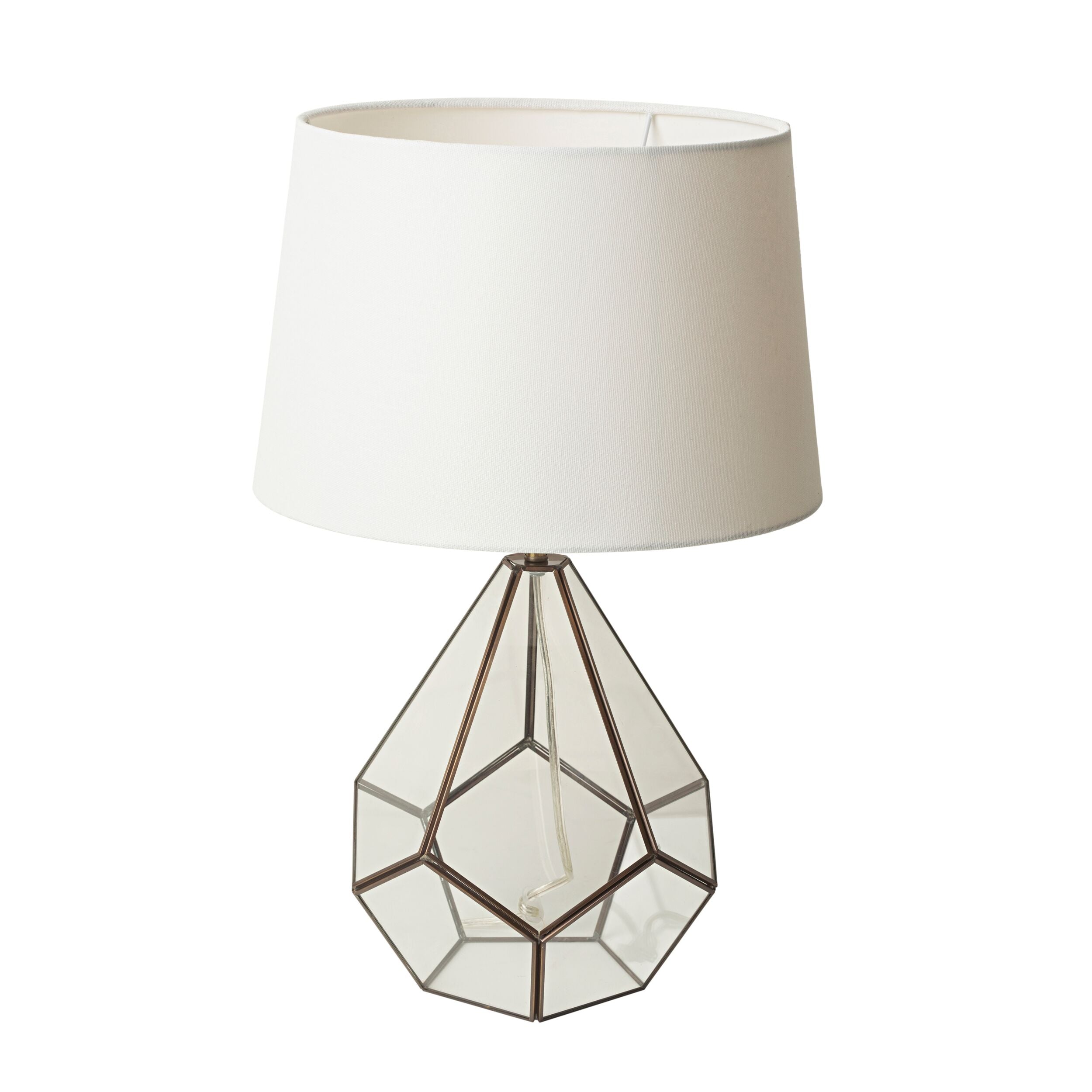 Hexagonal Table Lamp 54cm