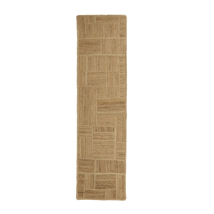 Palma Basket Weave Jute Runner 80x300cm