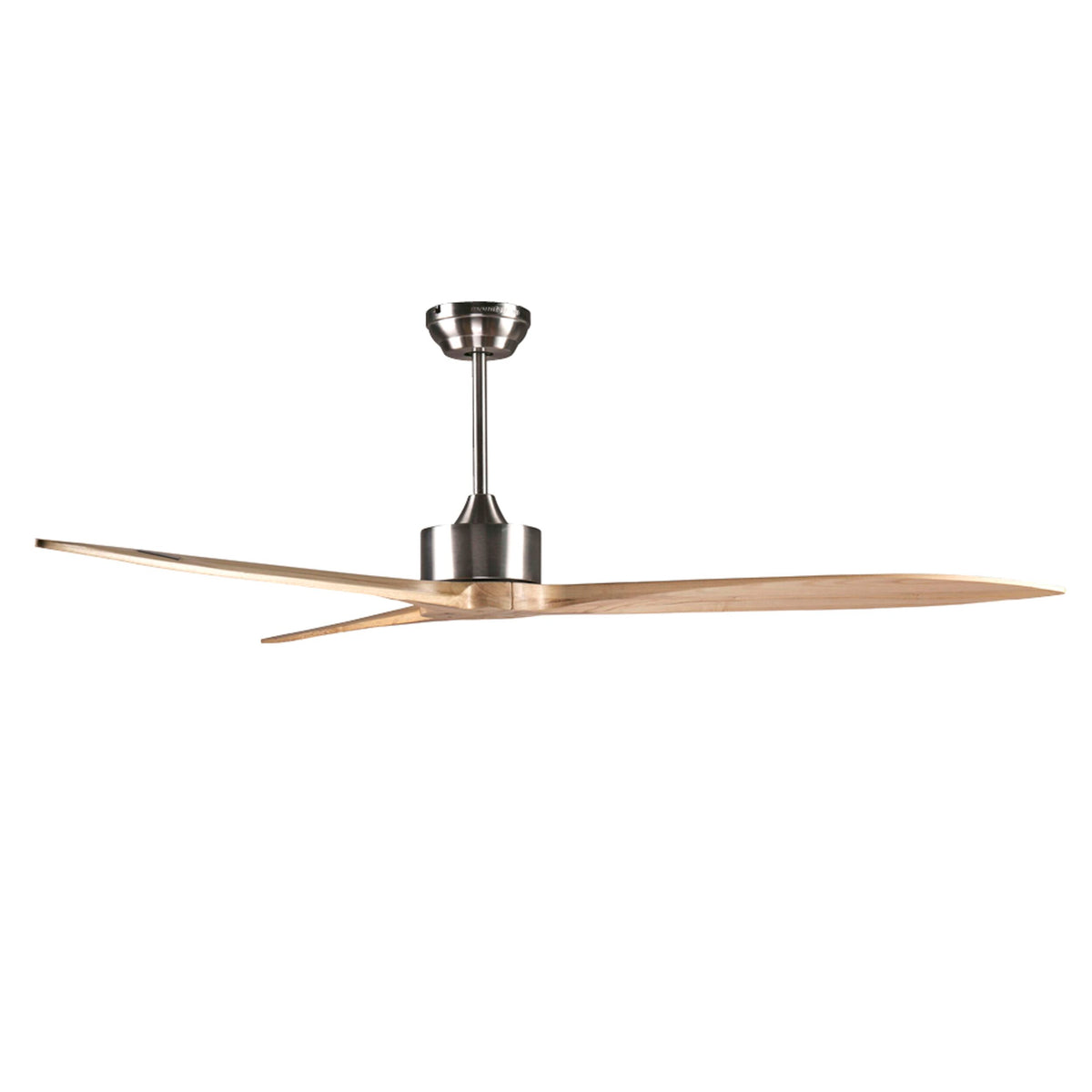 Suva Indoor DC Ceiling Fan with Remote Natural Timber 163cm Early