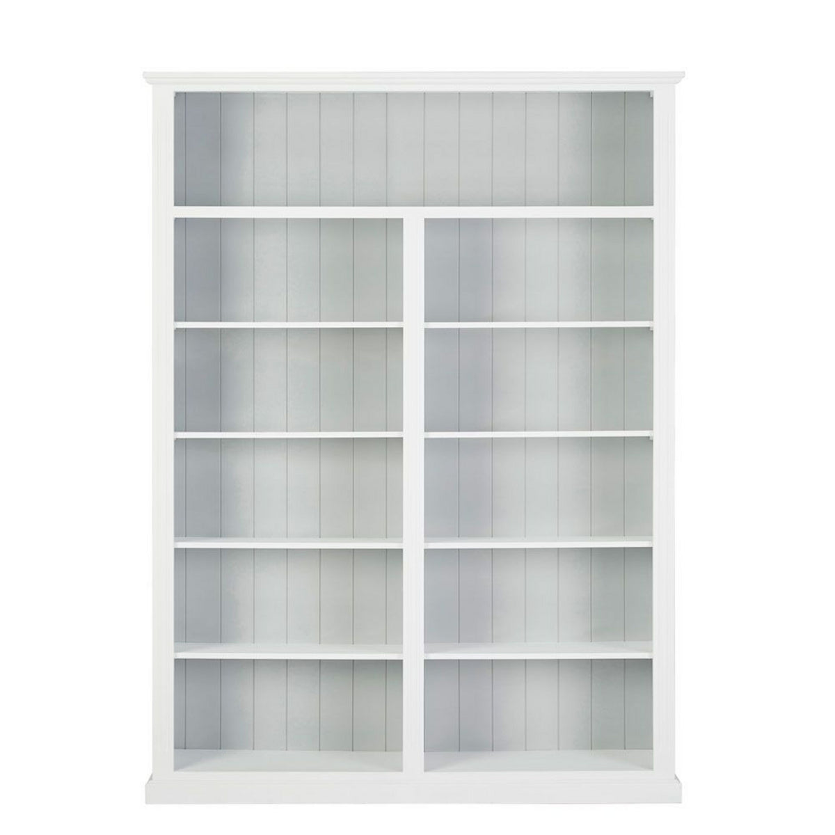 Armand Large Bookcase 210 x 150cm White Early Settler AU