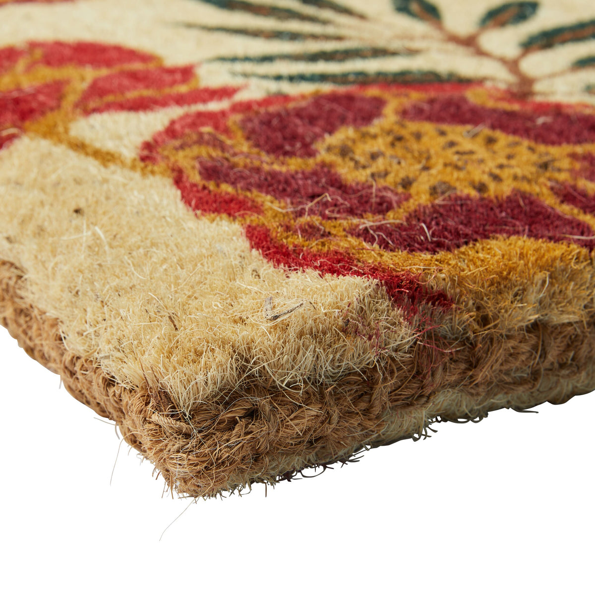 Blush Floral Coir Doormat 75x45cm Early Settler AU