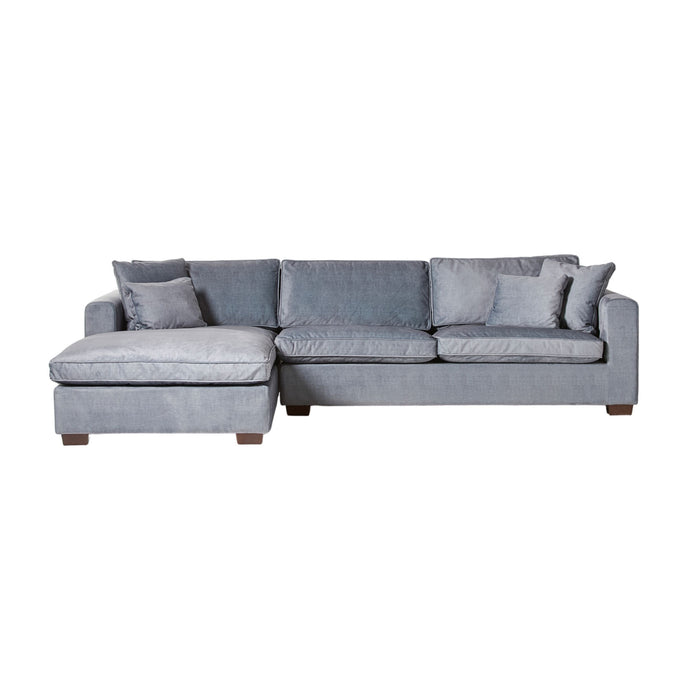 Portsea 4 Seater LHS Chaise Aura Storm