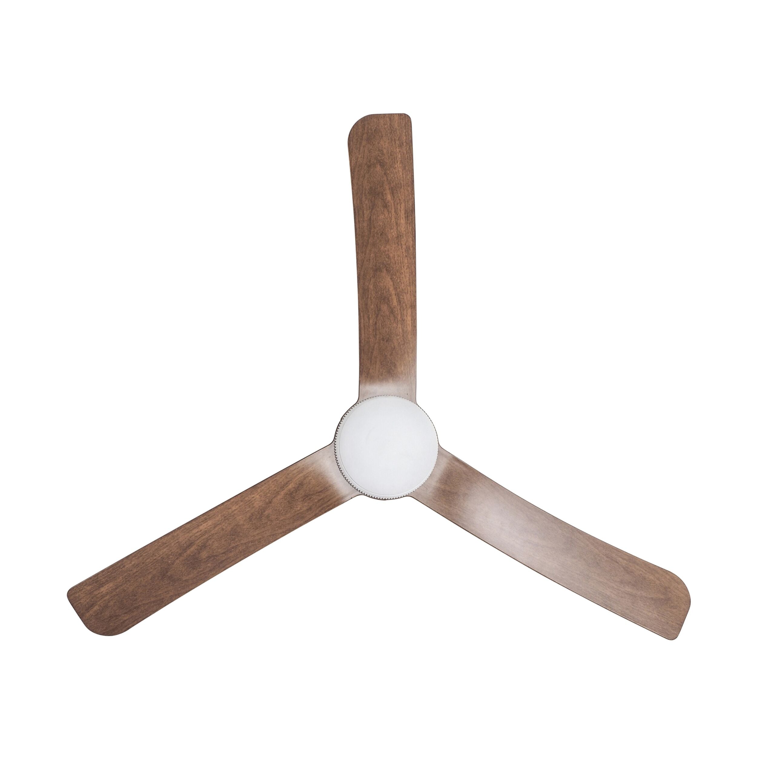 Moreton Indoor/Outdoor DC Fan with Remote - White & Hickory Finish 132cm