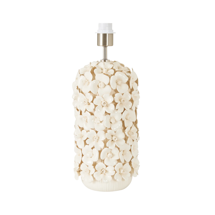 Floria Table Lamp Ivory Base Only 18x35cm