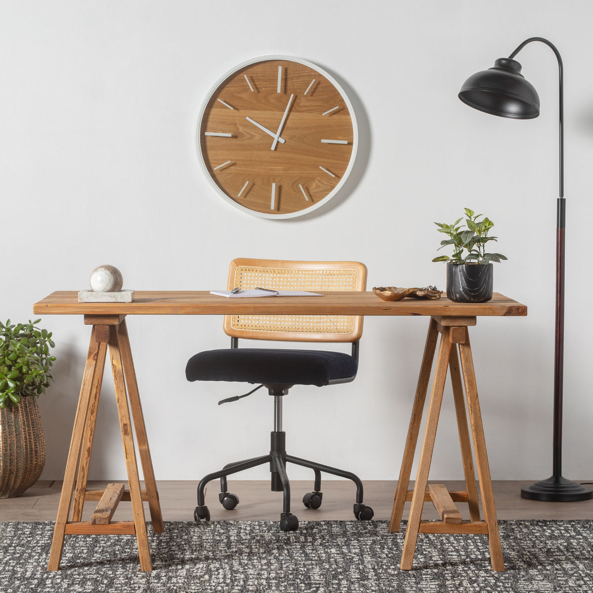 Beyond Time Grain Wall Clock 60cm Early Settler AU