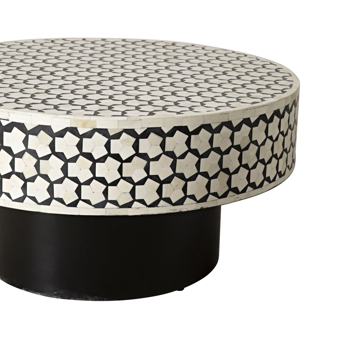 Nora Bone Inlay Coffee Table Black Early Settler AU