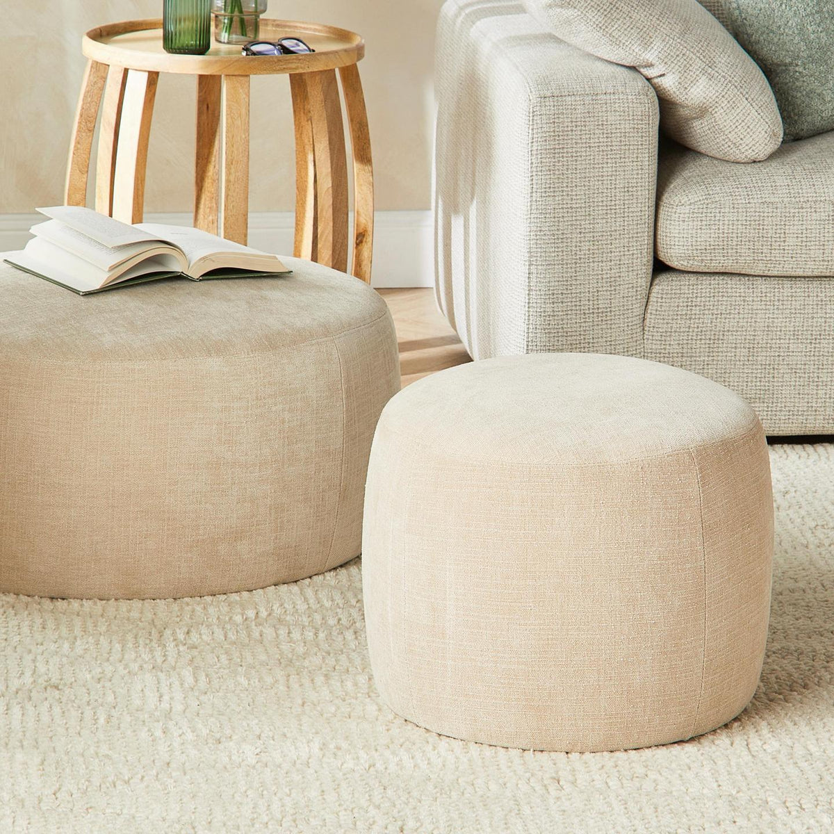 Fabric Ottomans