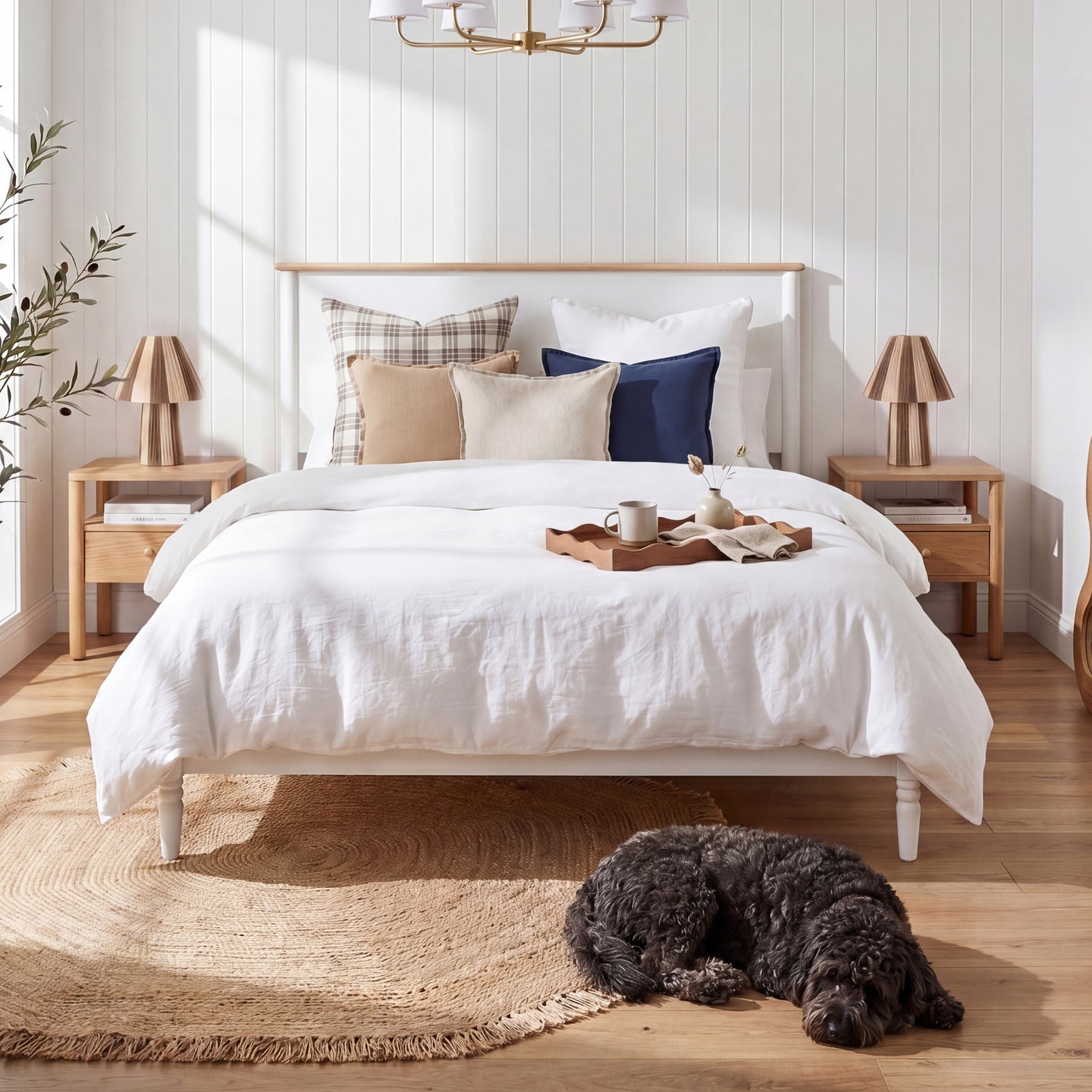 Dawson Reclaimed Timber King Bed - Image 1