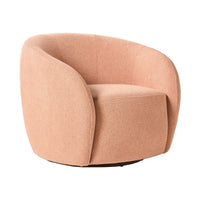 Alessa Swivel Armchair Luna Powder Pink