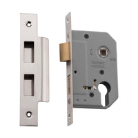 6162 Mortice Lock Euro Polished Nickel CTC47.5mm Backset 46mm