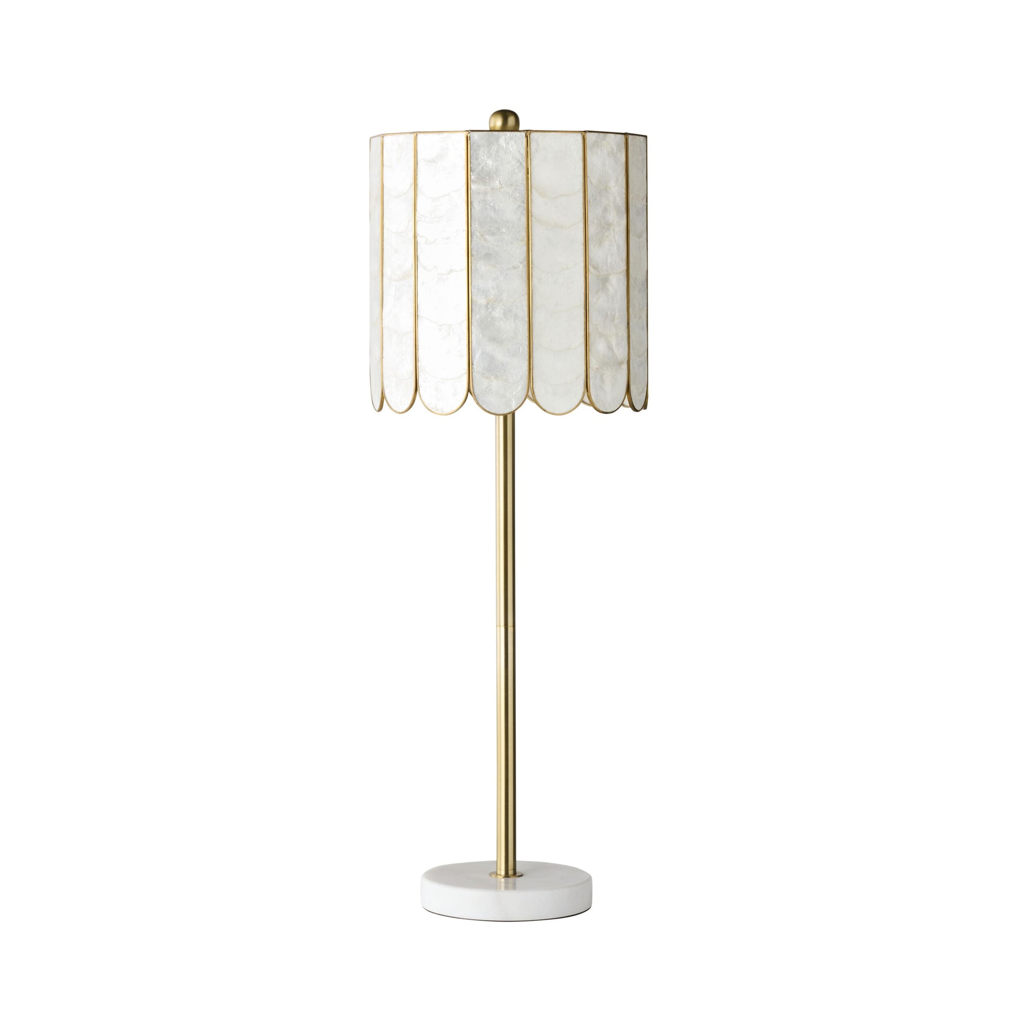 Chantelle Capiz Table Lamp 72cm