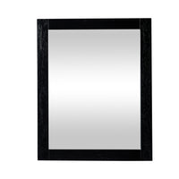 Odin Vanity Mirror Cabinet Black Oak 610x762mm